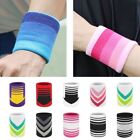 Multicolor Wristband Sweat Absorption Support Wrist Band  Fitness Run Gym
