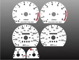 White Face Gauges for 1992-1997 Geo Metro TACH - Picture 1 of 4