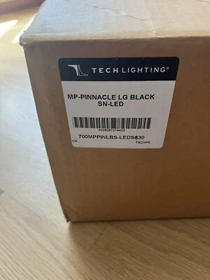 TECH LIGHTING Pinnacle 1 Light Monopoint LED Black Pendant 700MPPINLBS-LEDS830 - Image 1 of 4