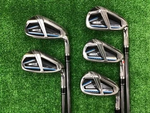 TaylorMade SIM MAX OS Iron Set 6-9,Pw 5pc Flex S TENSEI BLUE TM60 Graphite - Picture 1 of 5