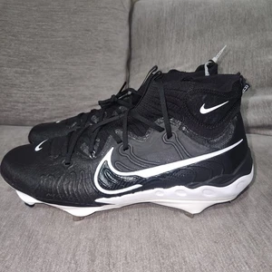 Nike Alpha Huarache NXT Metal Baseball Cleats Men Size 14 Black DJ6517-001 - Picture 1 of 11