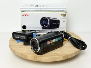 JVC Camcorder Videokamera GZ-E15BE Schwarz Geprüft TOP Vintage Funktion OVP ✅ - Bild 1 von 10