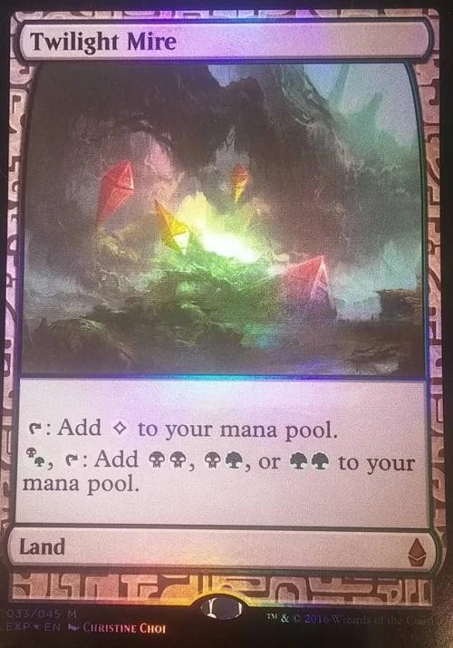 MTG English Twilight Mire NM Foil Zendikar Expeditions - Image 1 of 1