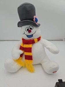 Frosty the Snowman singing plush with lighted hat Hallmark 13" Working - Picture 1 of 5