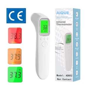AIQUE AD802 Infrared Digital Thermometer Non-Contact Forehead Temperature Gun - Picture 1 of 12