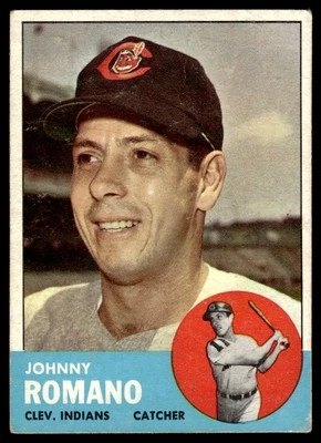 1963 Topps Johnny Romano Cleveland Indians #72 - Image 1 of 2