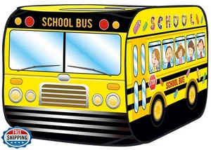 Kiddie Play Scuolabus Pop Up Tenda da Gioco per Bambini Ragazzi e Ragazze I - Foto 1 di 5