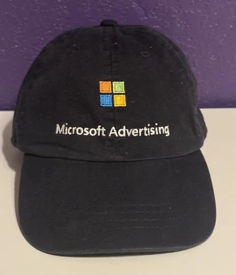 Vintage Microsoft Advertising Employee Hat Windows Messenger Xbox Promo Rare - Image 1 of 4