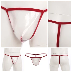 Men G-String Gay Lingerie Mini Underwear Bikini Underpants Backless Briefs Sexy - Picture 1 of 18
