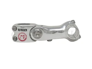New Uno MTB Bicycle Bike Adjustable Ahead Stem 1-1/8" 110mm Bore 25.4mm Silver - Picture 1 of 1