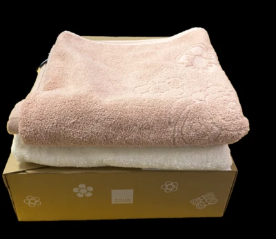 THUN SET 2 ASCIUGAMANI VISO PANNA-CIPRIA - Immagine 1 di 4