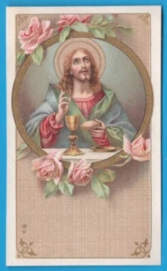 Gesù Orazioni Quotidiane SLEM santino holy card image pieuse MA1017 - Picture 1 of 2