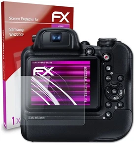 atFoliX Verre film protecteur pour Samsung WB2200F 9H Hybride-Verre - Photo 1 sur 5