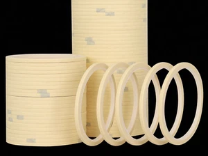 Single Sided Sticky Tape 5mm Width x 50M roll Scrapbooking, Easy Tear Off, White - Picture 1 of 9