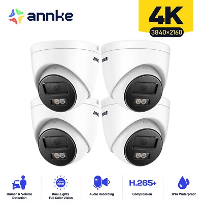 Cámara IP de Seguridad ANNKE 4K POE C800 8MP Grabación de Audio Color Noche IP67 H.265+ Foto 1 de 4