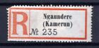 Cameroon Einschreibezettel R-Zettel Ngaundere (Aa4511