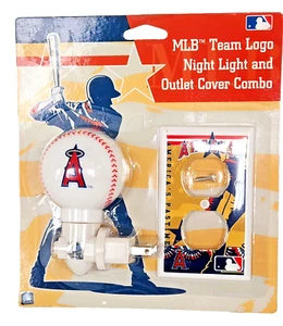 MLB Offiziell lizenziertes LA Anaheim Angels Logo Licht & Outlet Cover Set - Bild 1 von 7