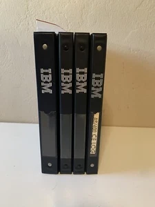 Lote de 4 encuadernadores de vinilo IBM de 3 anillos vintage e IBM efímero - Imagen 1 de 16