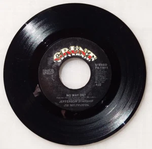 JEFFERSON STARSHIP - No Way Out / Rose Goes To Yale - Vinyl 45 1982 FB-13811 - Picture 1 of 4