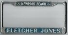 Newport Beach California FLETCHER JONES MERCEDESBENZ vintage license plate frame