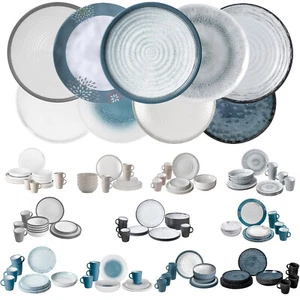 BRUNNER Melamin Ess Geschirr Set Lunch Box 16-teilig Camping Reise Teller Becher - Bild 1 von 30
