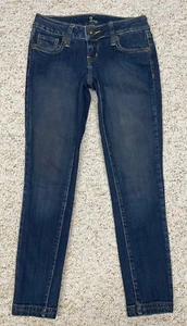 ZCO Jeans Women's Size 1 Skinny Blue Low Rise Stretch (25x27) - Picture 1 of 21
