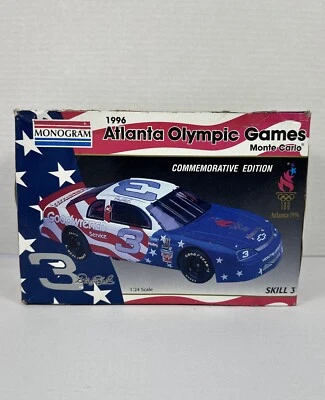 1996 Monogram Atlanta Olympic Games Dale Earnhardt Monte Carlo Skill 3 Model - Image 1 of 4