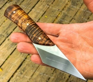 Custom Handmade 1095 Stahl 7" Kiridashi Messer mit Tiger Holzgriff & Scheide USA - Bild 1 von 1