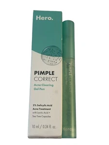 Hero Cosmetics Pimple Correct Acne Clearing Gel Pen - 2% Salicylic Acid Exp 6/25 - Picture 1 of 2