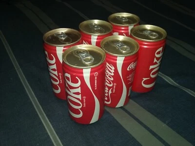Raro Sin Abrir Vintage 1985 Coca-Cola Paquete de 6 Fórmula Original Oro Top Conmemorativos! Foto 1 de 4