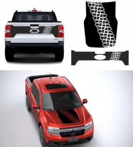 Ford Maverick Bonnet Stripe Tailgate Graphics Kit Vinyl Decals Custom - Picture 1 of 4