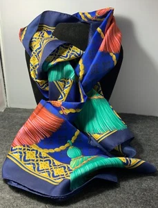 Avon-Tassel Women's Scarf -Fashion Rectangle -Gift-New-Vintage-1989 - Picture 1 of 9