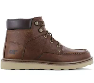 CAT Caterpillar Byron Boots - Hombre Botas Mocasín Zapatos P723602 Cuero Braun - Imagen 1 de 6