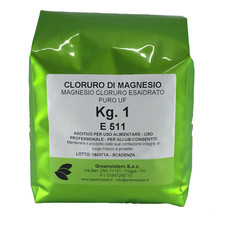 CLORURO MAGNESIO KG. 1 - BUSTA E511 - PURO - USO ALIMENTARE