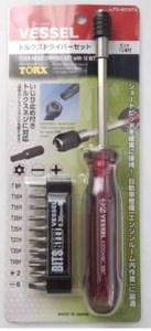 VESSEL TORX DRIVER WITH 10 BITS SET TD-6310TX - Picture 1 of 7