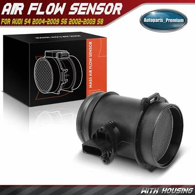 Sensor de flujo de masa de aire con carcasa para Audi S4 2004-2009 S6 2002-2003 S8 2001-2003 Foto 1 de 4