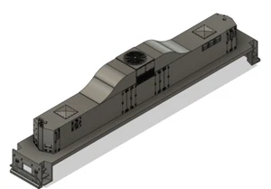 N Scale Norfolk Southern RPU6D Slug and Frame Locomotive Shell - Picture 1 of 5