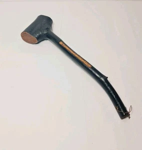 Shillelagh in vero legno scuro vintage - souvenir bastone di blackthorn ~ 12 1/2" - Foto 1 di 12