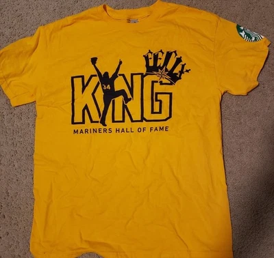 SEATTLE MARINERS * KING FELIX HERNANDEZ * Ms Hall Of Fame  * T-SHIRT * Size XL * - Image 1 of 4