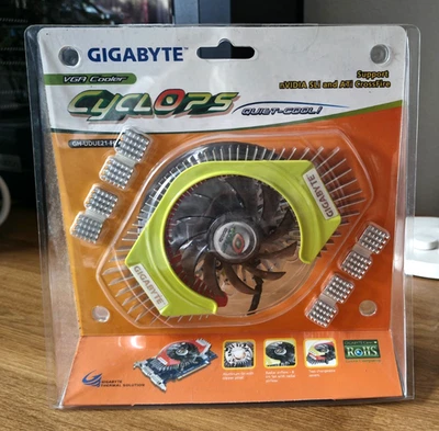 GIGABYTE Cyclops VGA Cooler Geforce Radeon GH-UDUE21-FC - Image 1 of 4