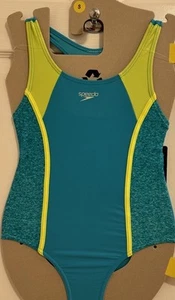 Traje de baño Speedo Youth 1 pieza UPF 50+ resistente al cloro talla M - Imagen 1 de 4