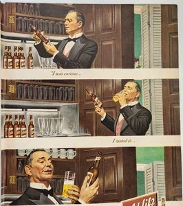 Schlitz Beer Butlers Despensa De Colección 1949 Publicidad Revista Impresión Milwaukee WI - Imagen 1 de 6