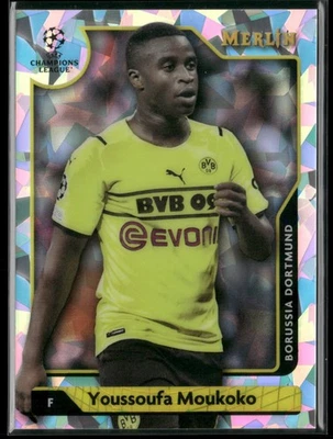 2022-23 Topps Merlin UEFA YOUSSOUFA MOUKOKO /250 Atomic Refractor SP #43 N1339 - Image 1 of 3