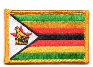 ZIMBABWE ZIMBABWEAN FLAG PATCHES backpack  PATCH BADGE IRON ON NEW EMBROIDERED - Picture 1 of 1