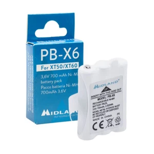 Midland Batteria Ni-Mh 700mAh per Radio ricetrasmittenti XT50/XT60 Midland PB-X6 - Foto 1 di 1
