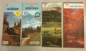 Mapas de carreteras vintage Conoco Western de Estados Unidos 1964, 1967, 1970, 1976 - Imagen 1 de 6