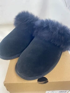 UGG Womens Scuff Sis 1122750 BLACK - Picture 1 of 5