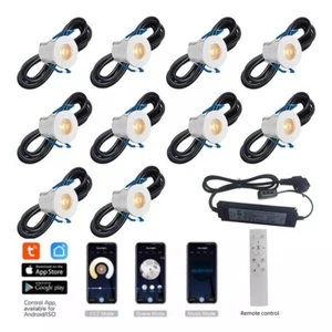 LED Terassenbeleuchtung Minispot Einbaustrahler Dimmbar Farbwechsel Smart Home  - Bild 1 von 11