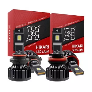 Hikari 2025 50000LM H11/H8/H9 9005/HB3 LED Combo Kit, High Lumens LED, 6000k ... - Picture 1 of 6