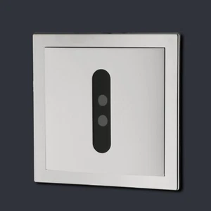 Badezimmer Automatische Sensor Urinal Spülventil Chrom Quadratisch Wandmontage Wasserhahn - Bild 1 von 7